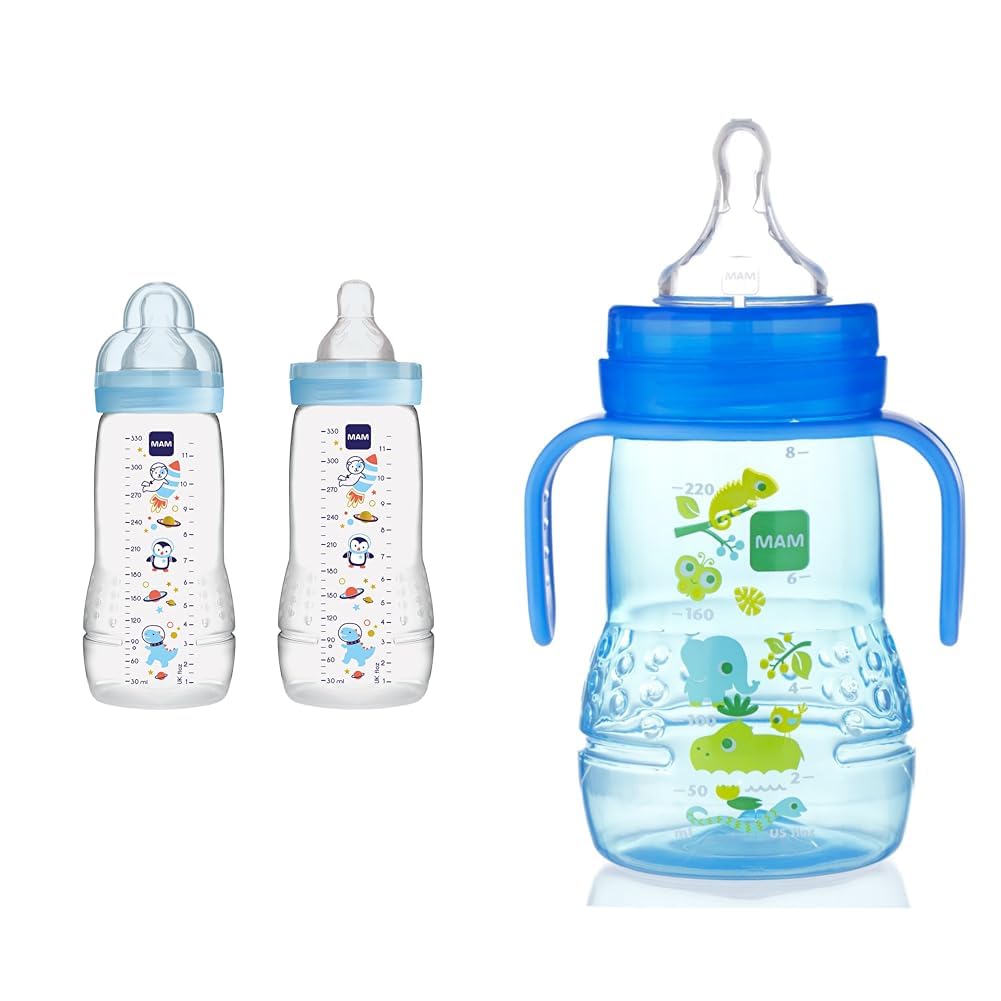 Amazon.com : MAM Easy Active Baby Bottle, Switch Between Breast